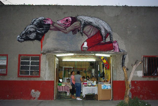  by Roa, Saner1 in Mexico City